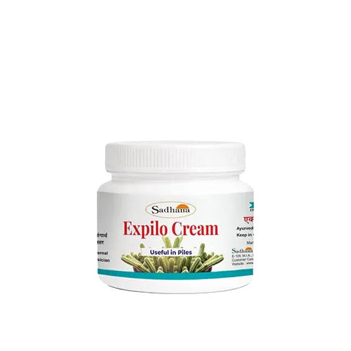 Sadhana Expilo Cream (25g) | Classical Ayurvedic Topical Ointment for Piles, Fissures, Hemorrhoids & Anorectal Relief