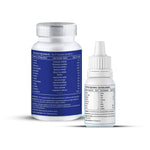 Zenius Eye Care Kit for Eye Health, Vision Care (60 Capsule and 10ML Drop)