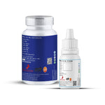 Zenius Eye Care Kit for Eye Health, Vision Care (60 Capsule and 10ML Drop)