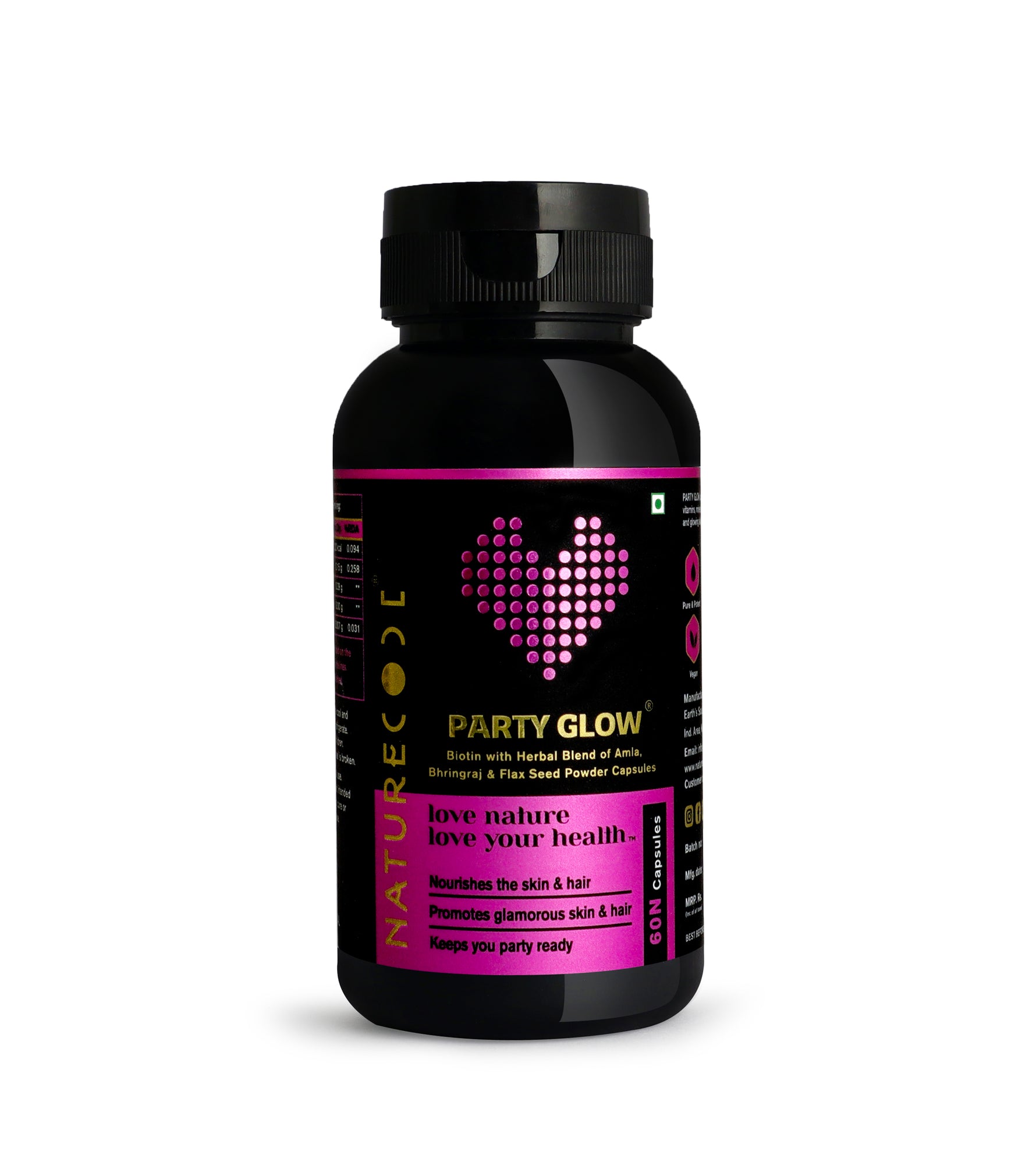 Nature Code Party Glow Capsule - 60 Capsules