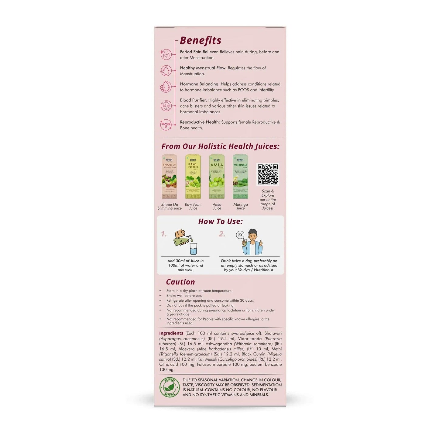 Sri Sri Tattva Her Care Juice - 1000ml