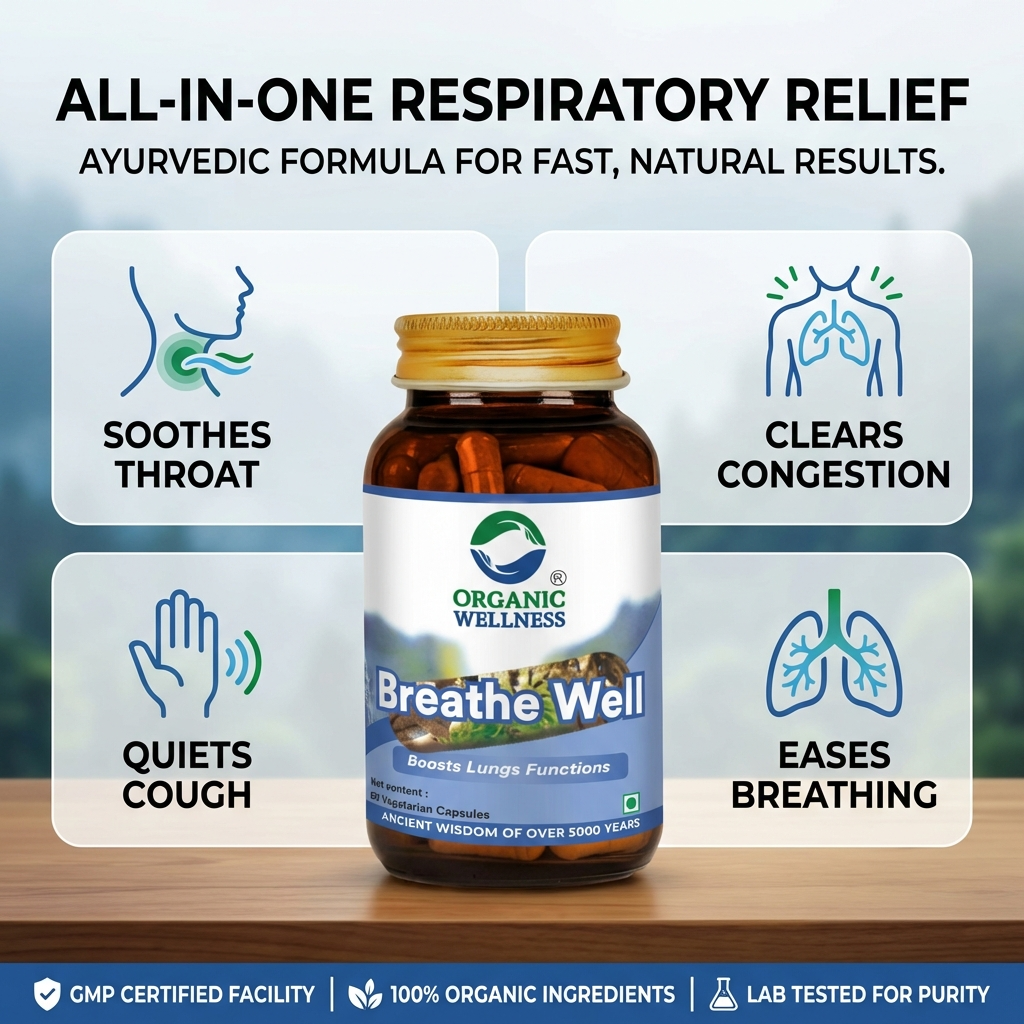 Organic Wellness Breathe Well Capsules - 90 Capsules