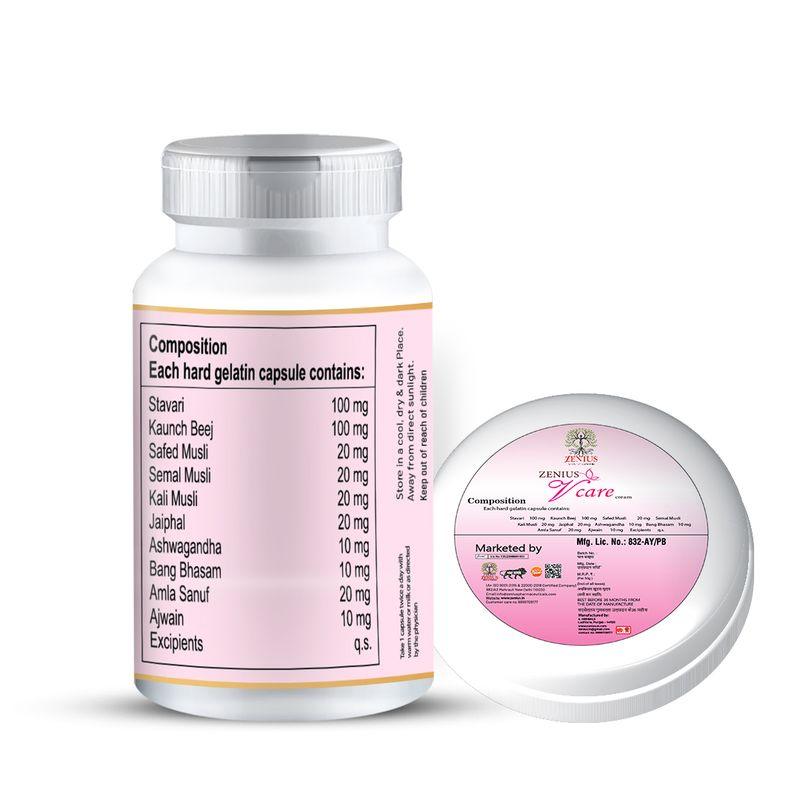 Zenius V Care Kit - Vegina Tightening Medicine for Female Sexual Health Supplement