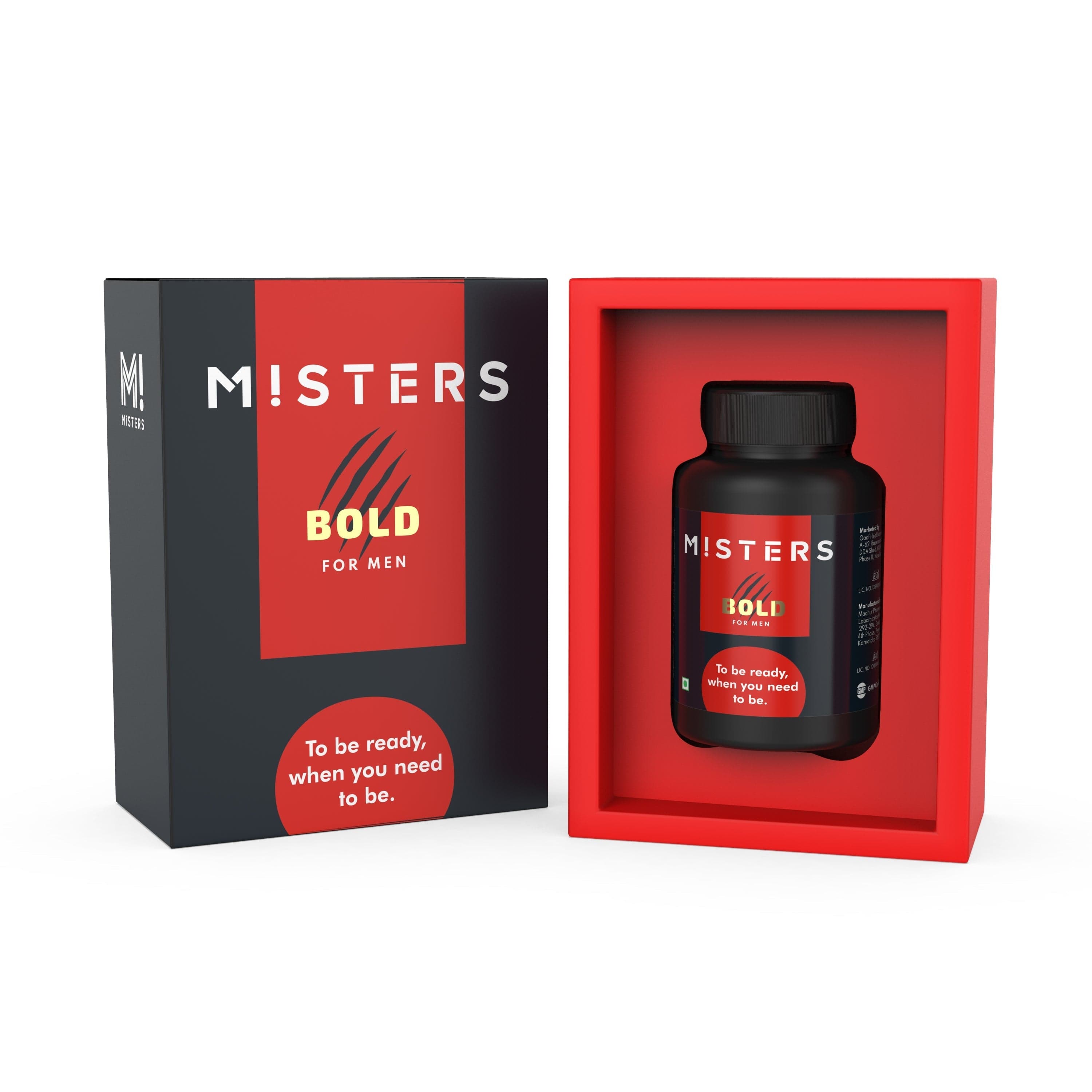Misters Misters Bold for men | Men’s Wellness Supplement | 60 Capsules