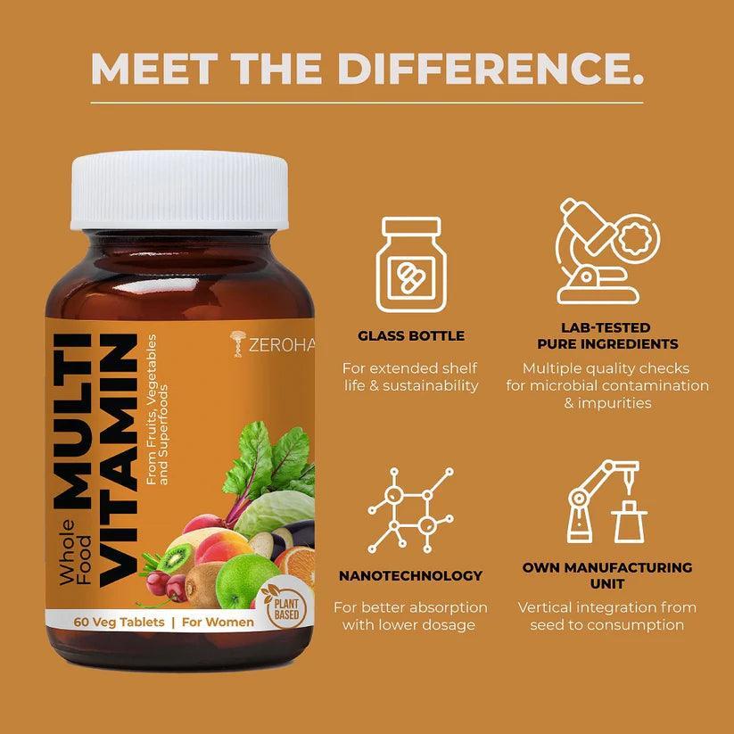 Zeroharm Sciences Multivitamin for Women Veg Tablet - 60 Veg Tablet