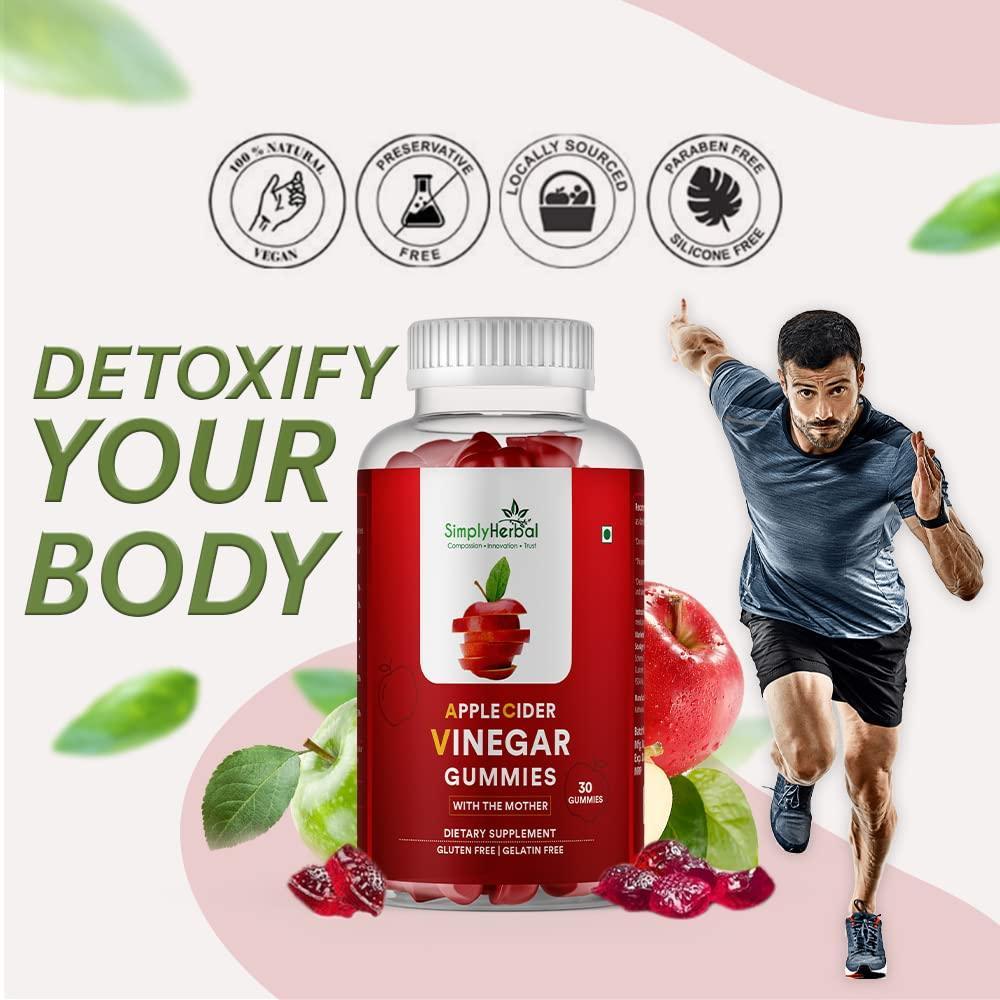 Simply Herbal Apple Cider Vinegar Gummies - 30 Gummies