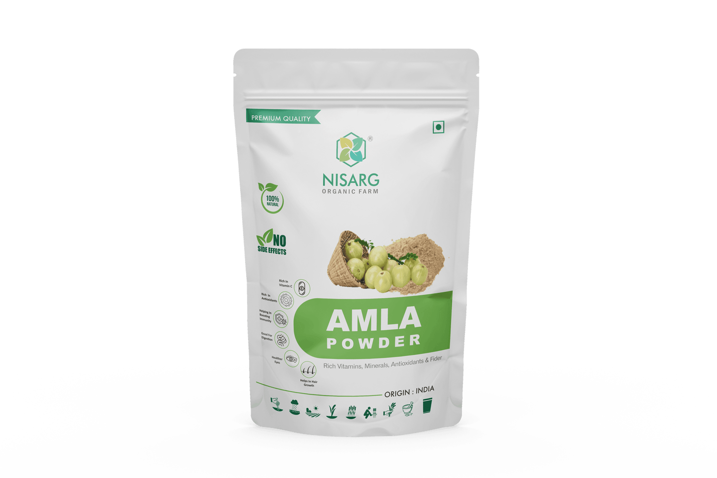 Nisarg Organic Farm Amla Powder
