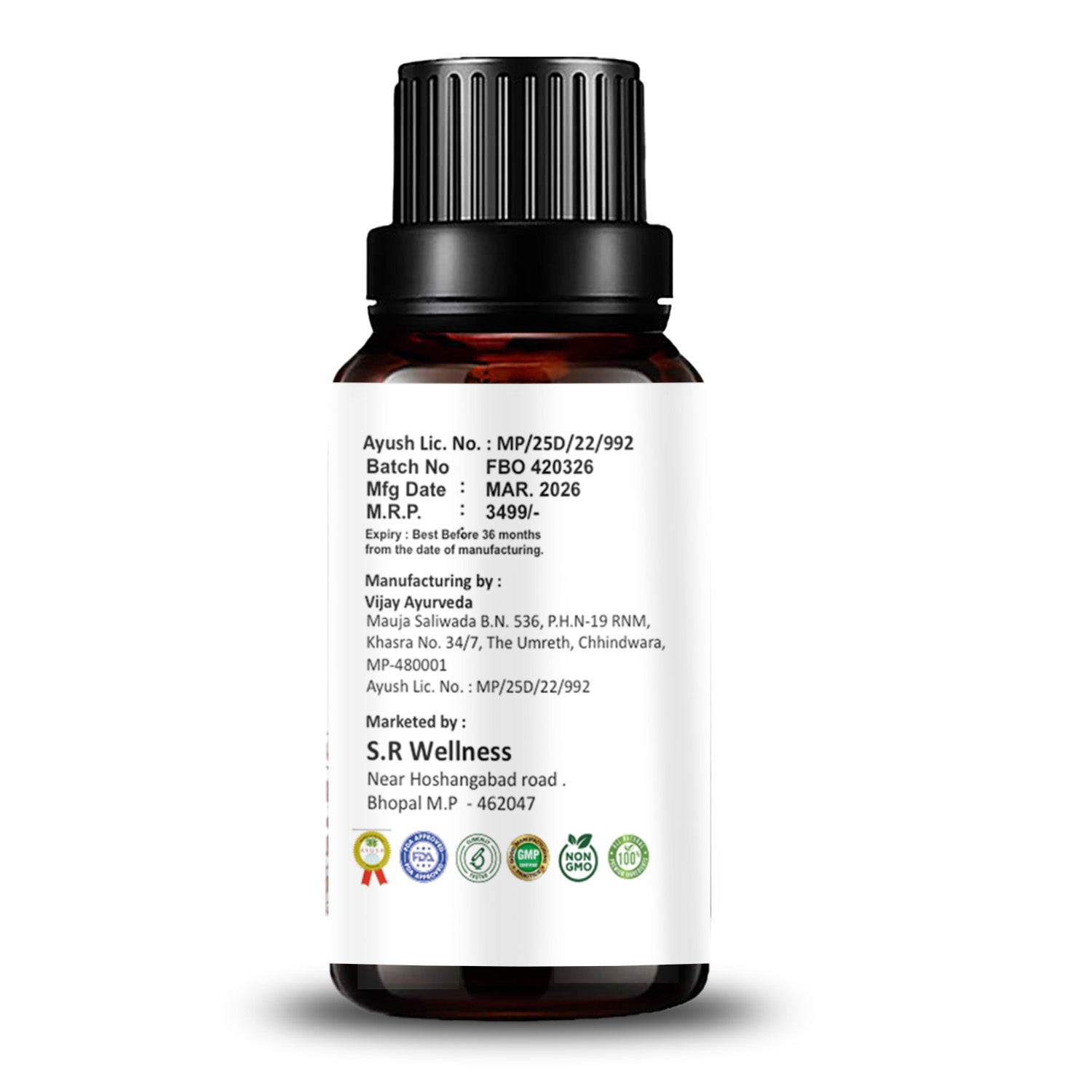 Vedavay Fire Bull Natural Drops - Liquid Vitality & Daily Energy Support (30ml)