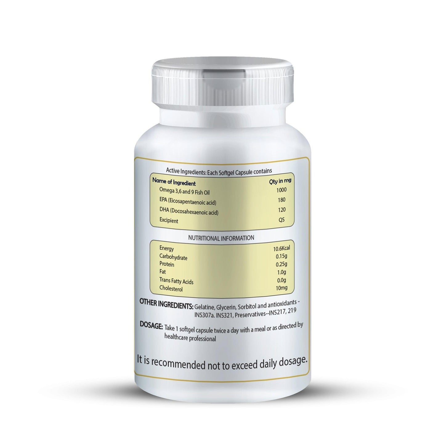 Zenius Fish Oil Capsules - 30 Capsules