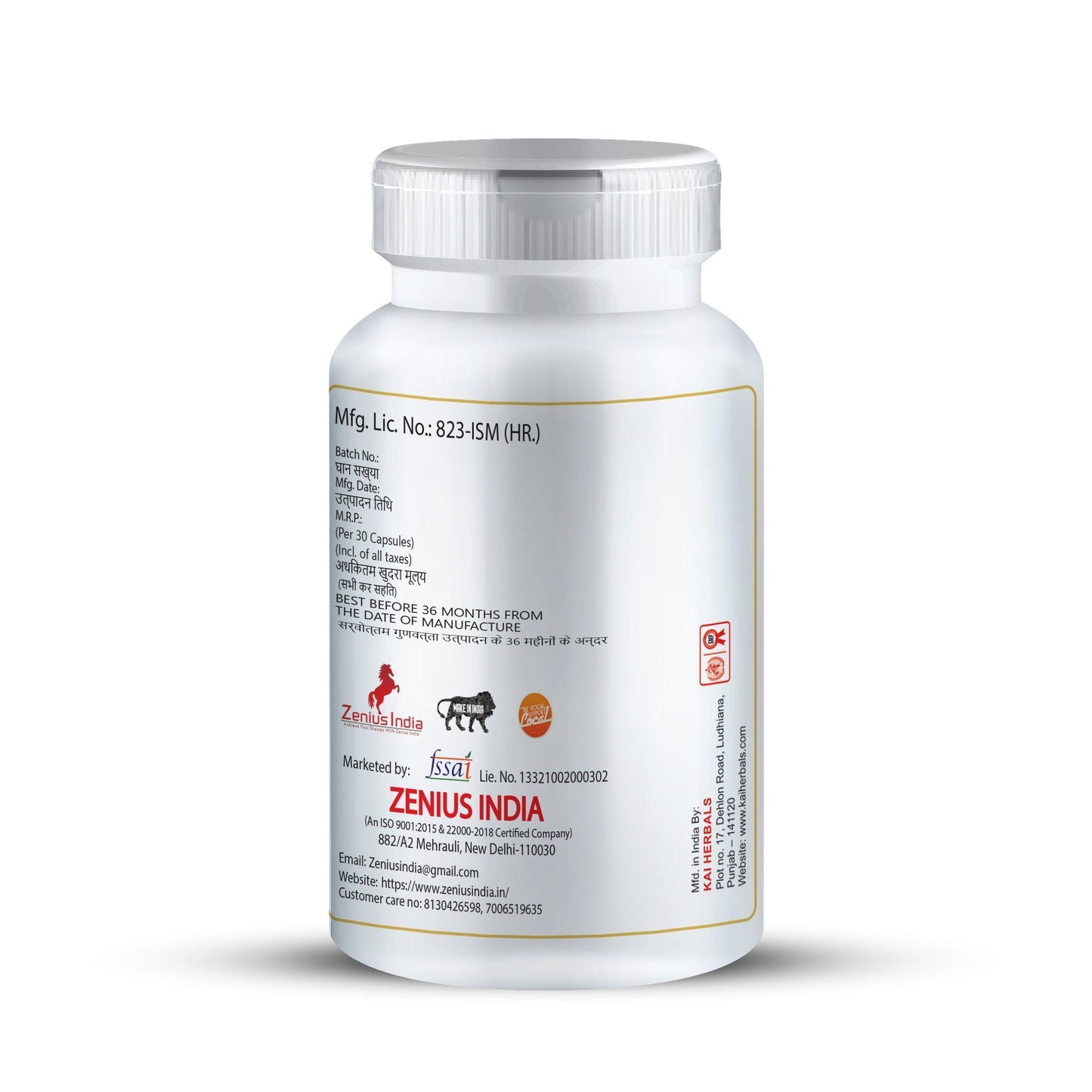Zenius Fish Oil Capsules - 30 Capsules