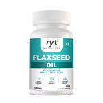 Ryt Nutrition Flaxseed Oil (1000mg) - 60 Veg Capsules, With Omega 3 Fatty Acid Capsules High Absorption for Heart, Joint Support, Boost Immunity &amp; Support Digestive health
