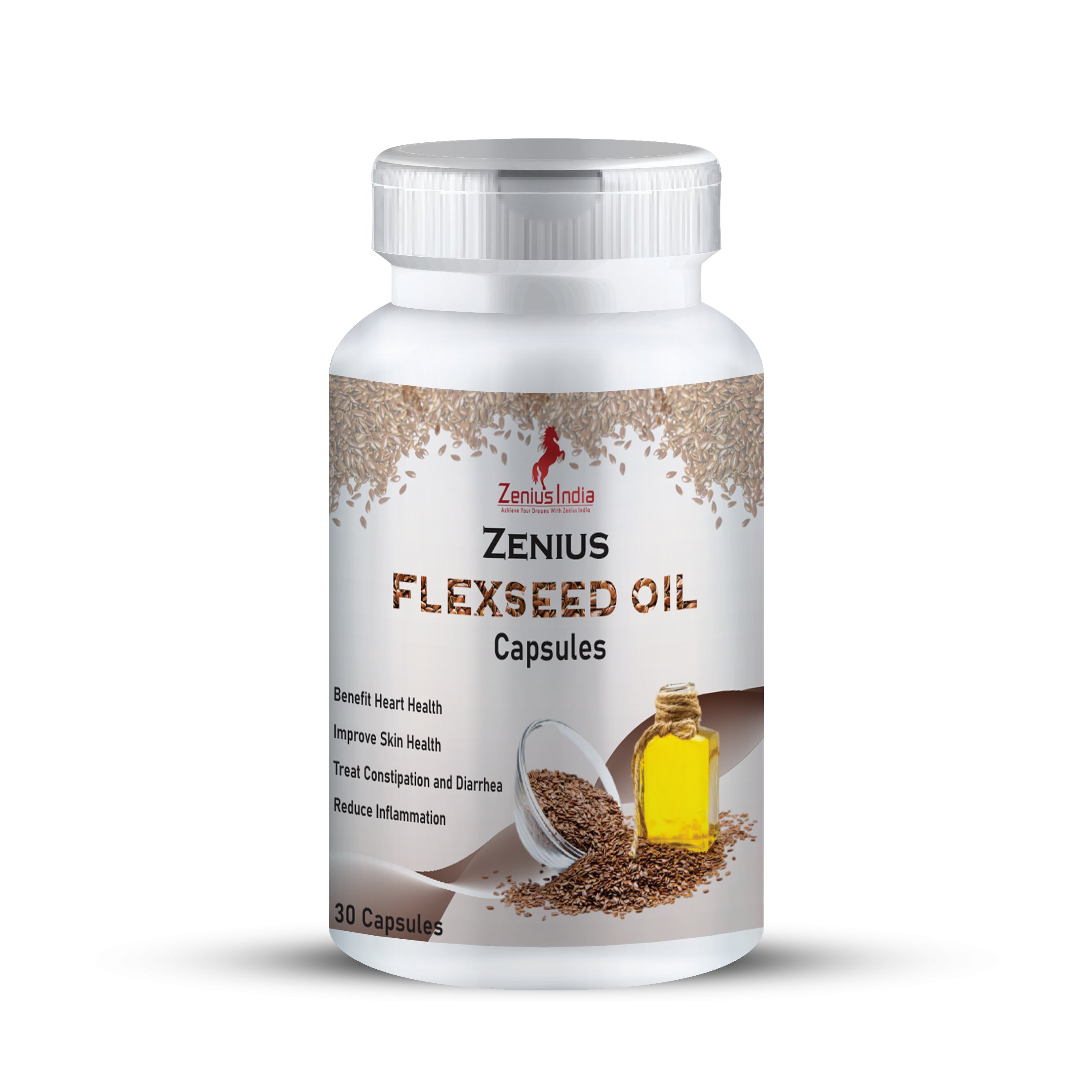 Zenius flaxseed Oil Capsules - 30 Capsules