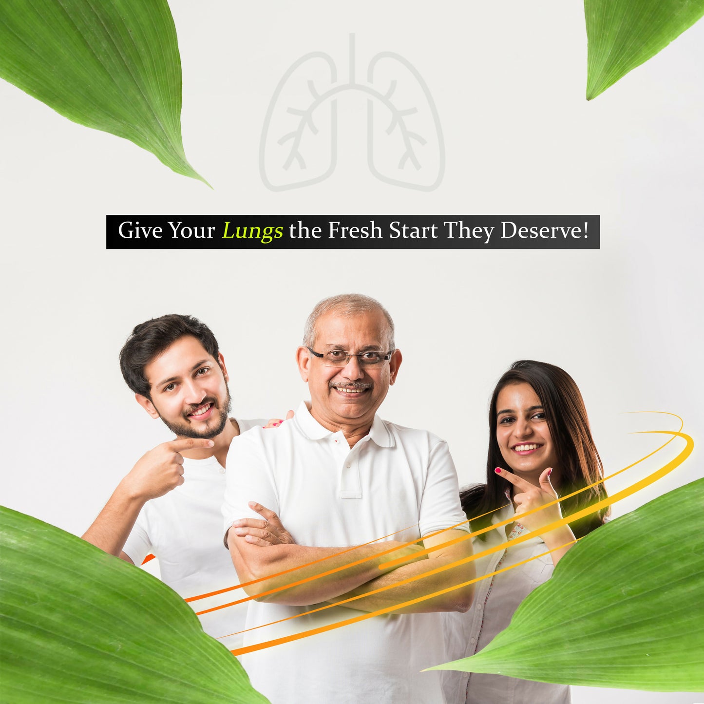 HealthVeda Lung Detox with Vitamin C & Grapeseed Extract Capsule