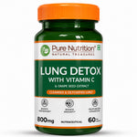 Pure Nutrition Lung Detox Capsule with Vitamin C 800mg for respiratory wellness