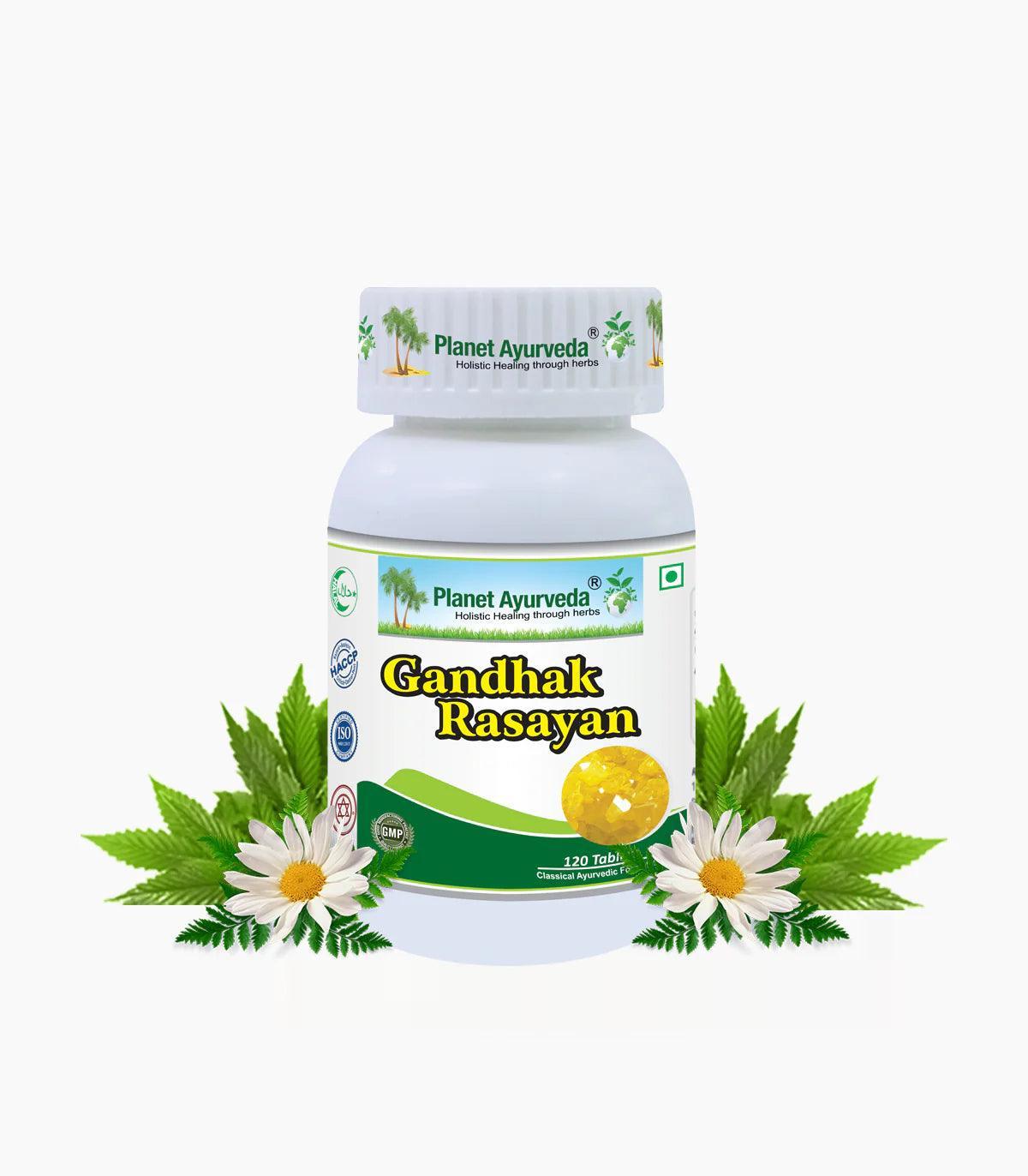 Planet Ayurveda Gandhak Rasayan Tablet - 120 Tablets