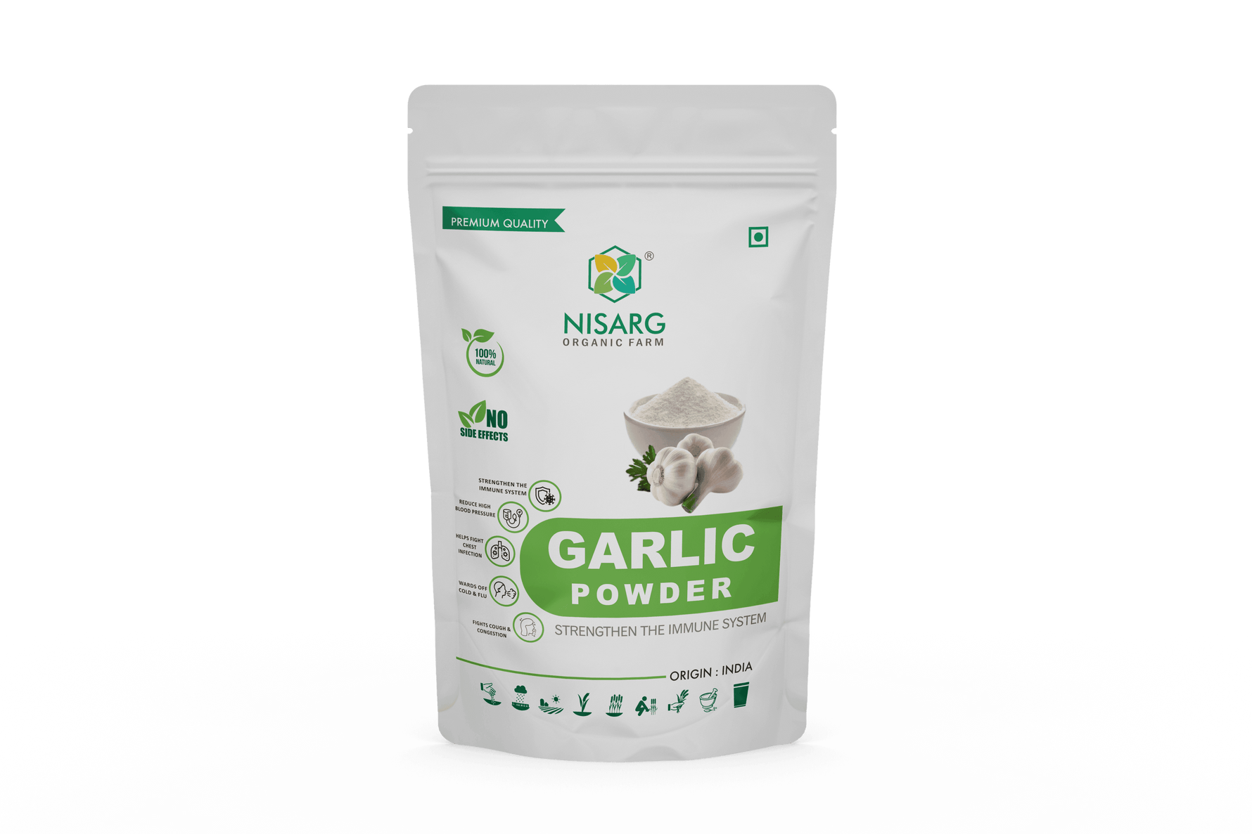 Nisarg Organic Garlic Powder