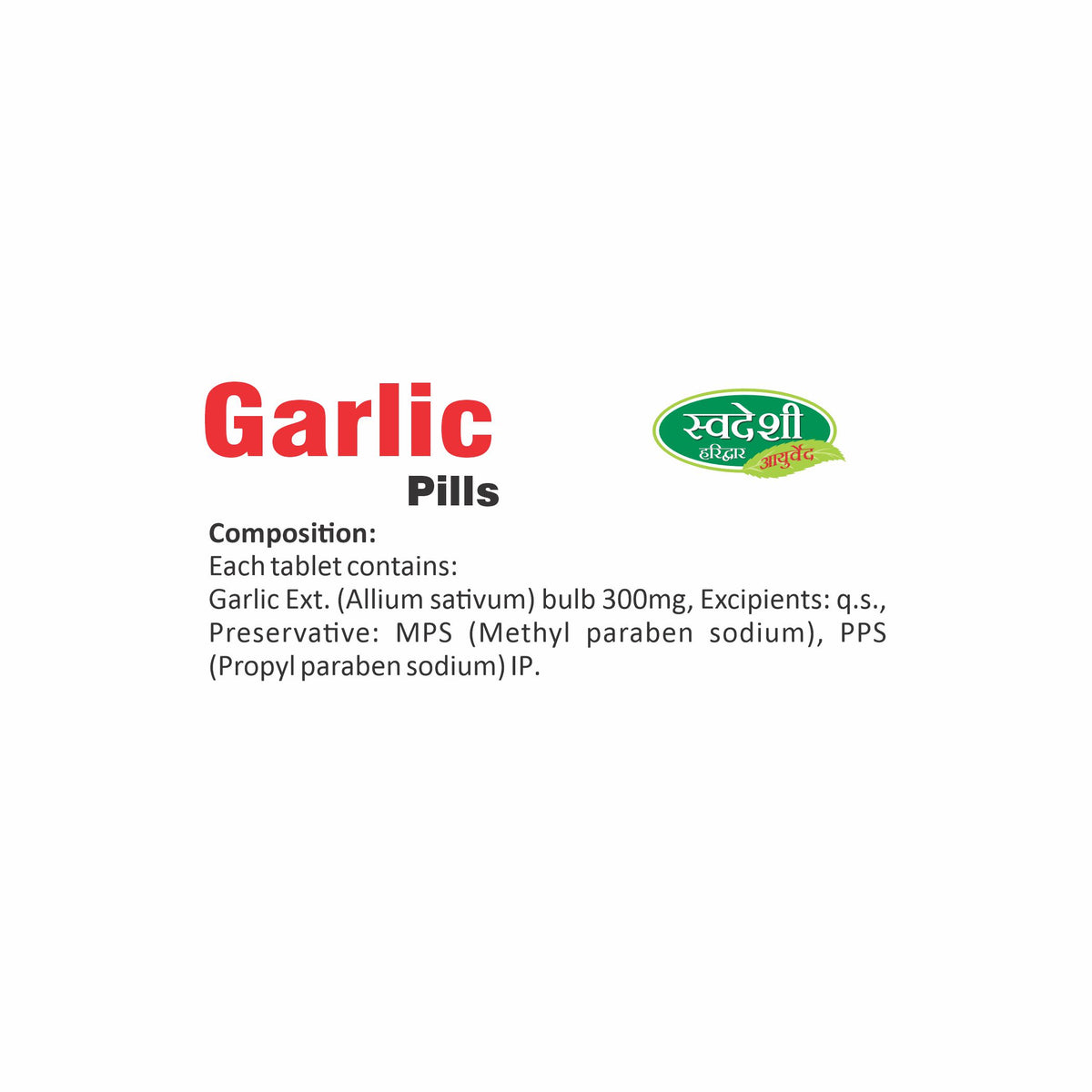 Pack of 2 Garlic pills 60 tab for support daily wellness.