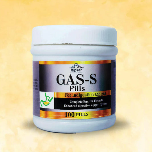 Cipzer Gas-s Pill - 100 pils for Digestive, Acidity, Bloating & Constipation Issues Tablet