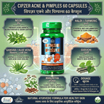 Cipzer Acne & Pimple Capsules for Clarifying Support - Herbal Blemish Control & Skin Purity (60 Capsules)