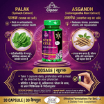 Cipzer Stem Cell Life Extension Capsules - Cellular Longevity & Aging Support (30 Capsules)