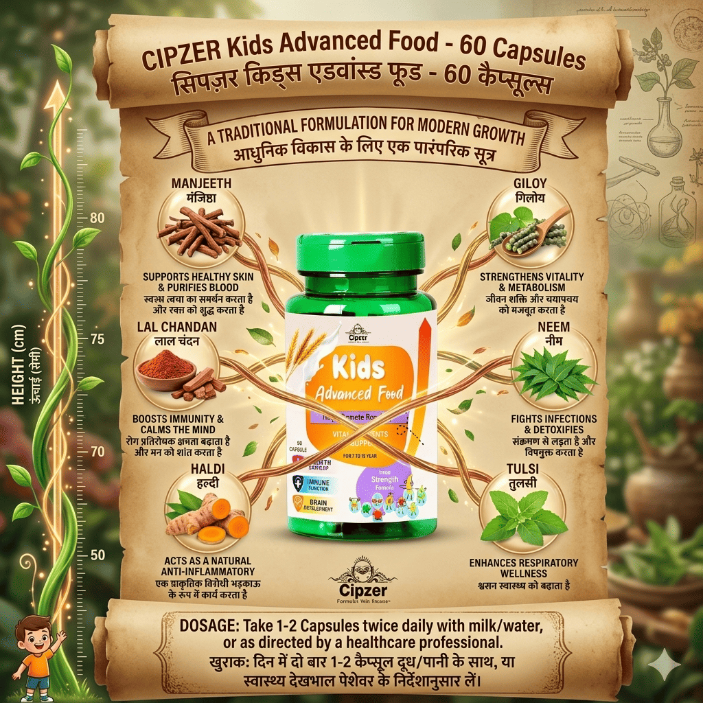 Cipzer Kids Advanced Food Capsules (60 Each)