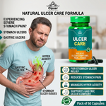 Cipzer Ulcer Care Capsules - Natural Digestive Comfort & Gut Health (60 Capsules)