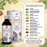 Cipzer Ciptone Syrup 200ml | Herbal Iron Tonic for Anemia, Weakness, Fatigue & Blood Health