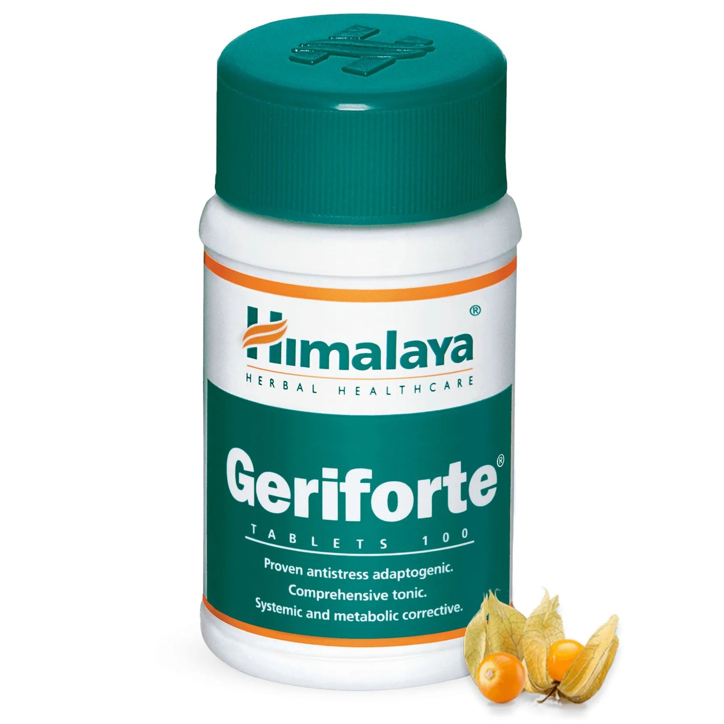 Himalaya Geriforte Tablet | Manages Stress & Metabolism - 100 Tablets