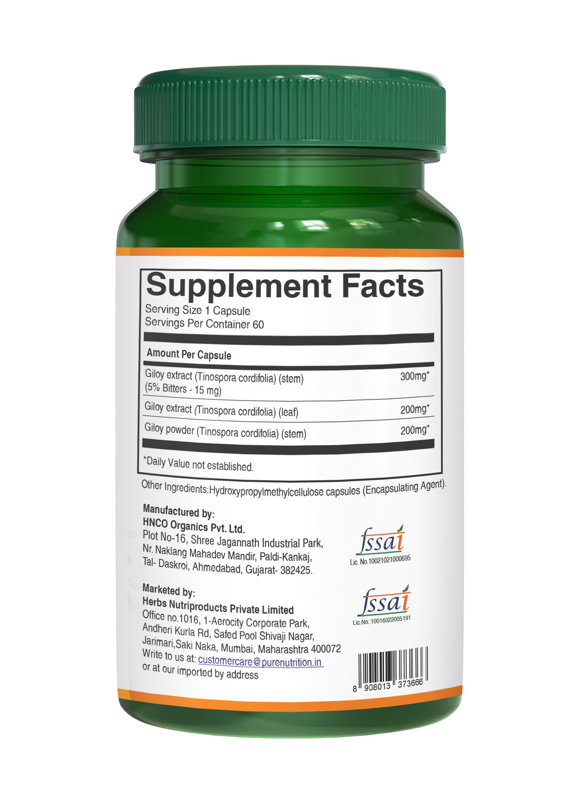 Pure Nutrition Giloy 700 mg – 60 Capsules