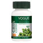 Vogue Wellness Green Coffee Bean Capsules | Standardized Green Coffee Extract with Chlorogenic Acid | Herbal Weight Management Supplement for Metabolism & Energy Support | 60 Vegetarian Capsules