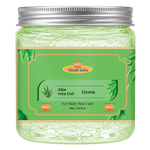 Khadi Care Herbal Aloevera Gel with Liquorice & Cucumber Extracts (Green) - 200g