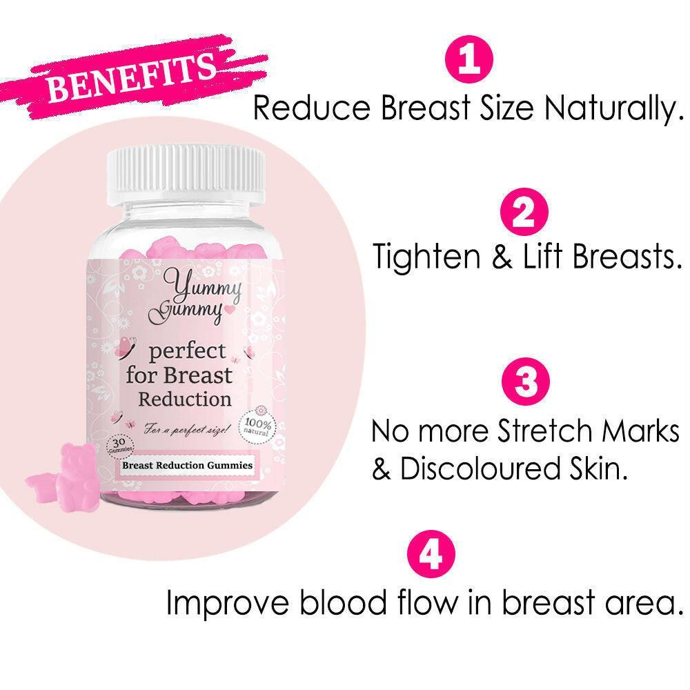 Yummy Gummy Breast Size Reduction Gummies - 30 Gummies