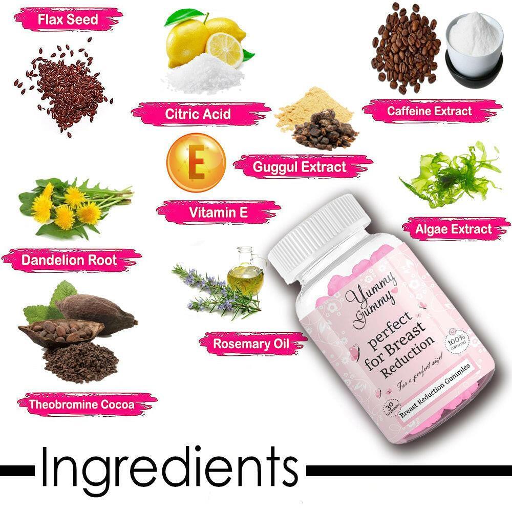 Yummy Gummy Breast Size Reduction Gummies - 30 Gummies