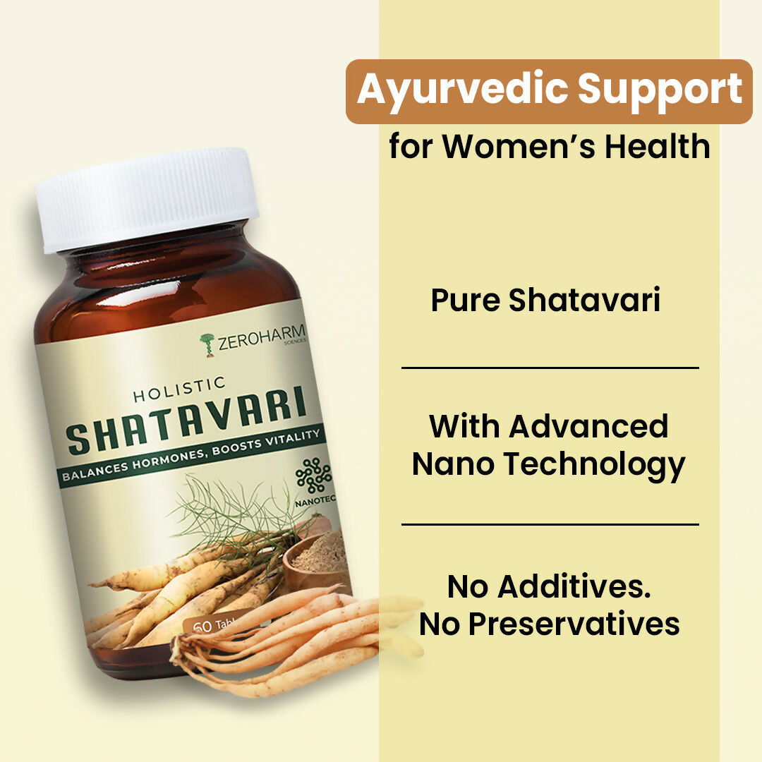 ZEROHARM Holistic Shatavari Tablet