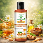 Bhudevam Naturals Khadi Honey Almond Shampoo for Soft, Silky & Shiny Hair- 210ML