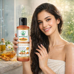 Bhudevam Naturals Khadi Honey Almond Shampoo for Soft, Silky & Shiny Hair- 210ML