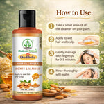 Bhudevam Naturals Khadi Honey Almond Shampoo for Soft, Silky & Shiny Hair- 210ML