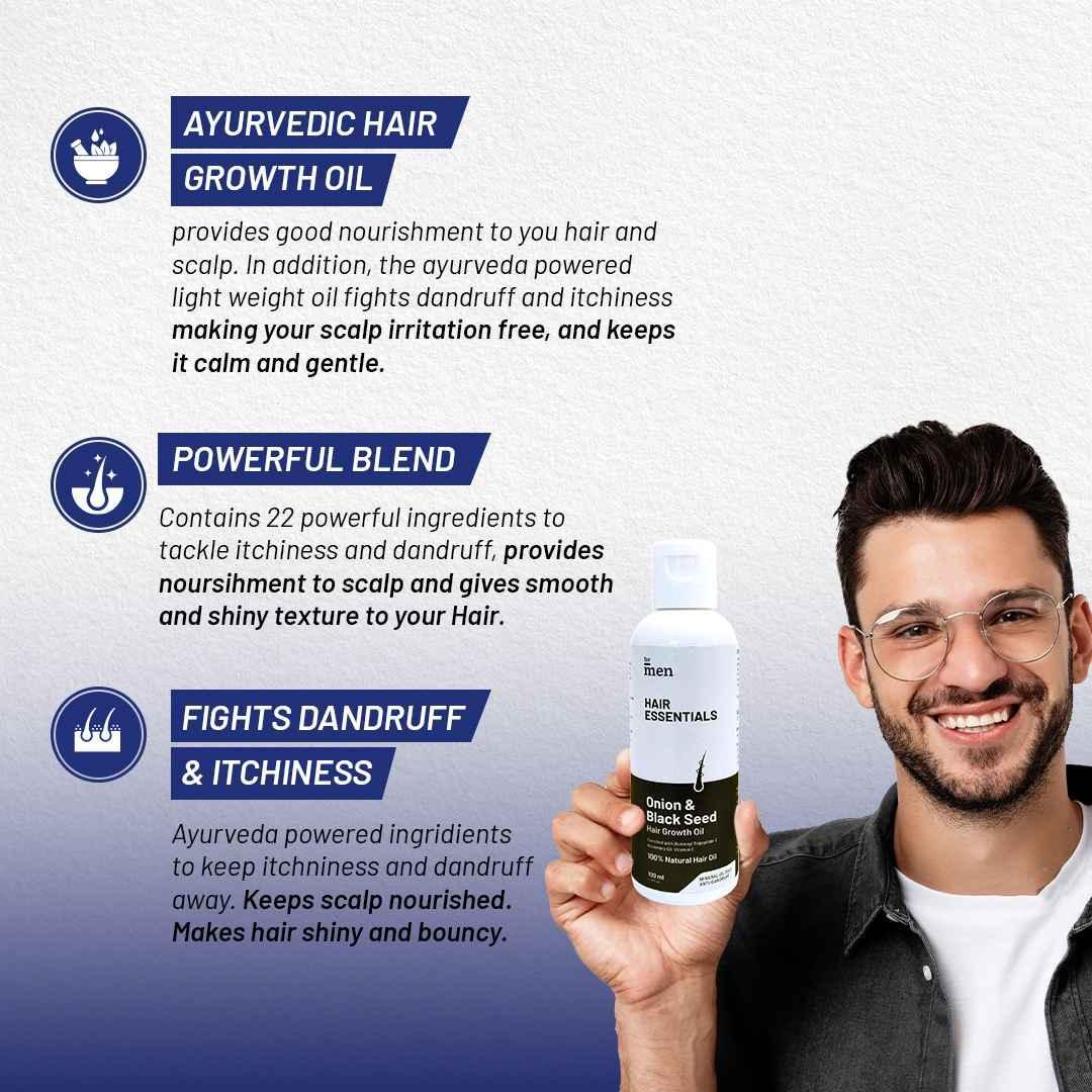ForMen Onion & Black Seed Hair Growth Oil - 100ml