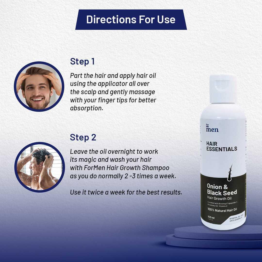 ForMen Onion & Black Seed Hair Growth Oil - 100ml