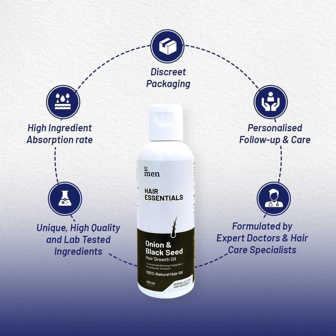 ForMen Onion & Black Seed Hair Growth Oil - 100ml