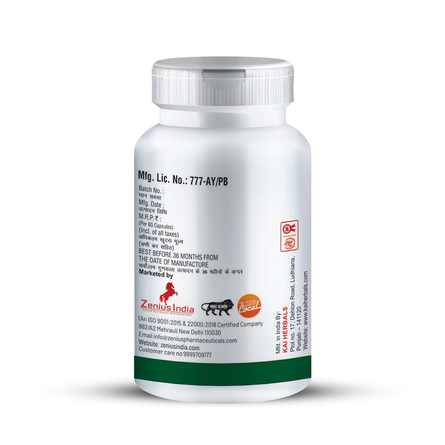 Zenius Hair O Care Capsule for Hair Growth (60 Capsules)