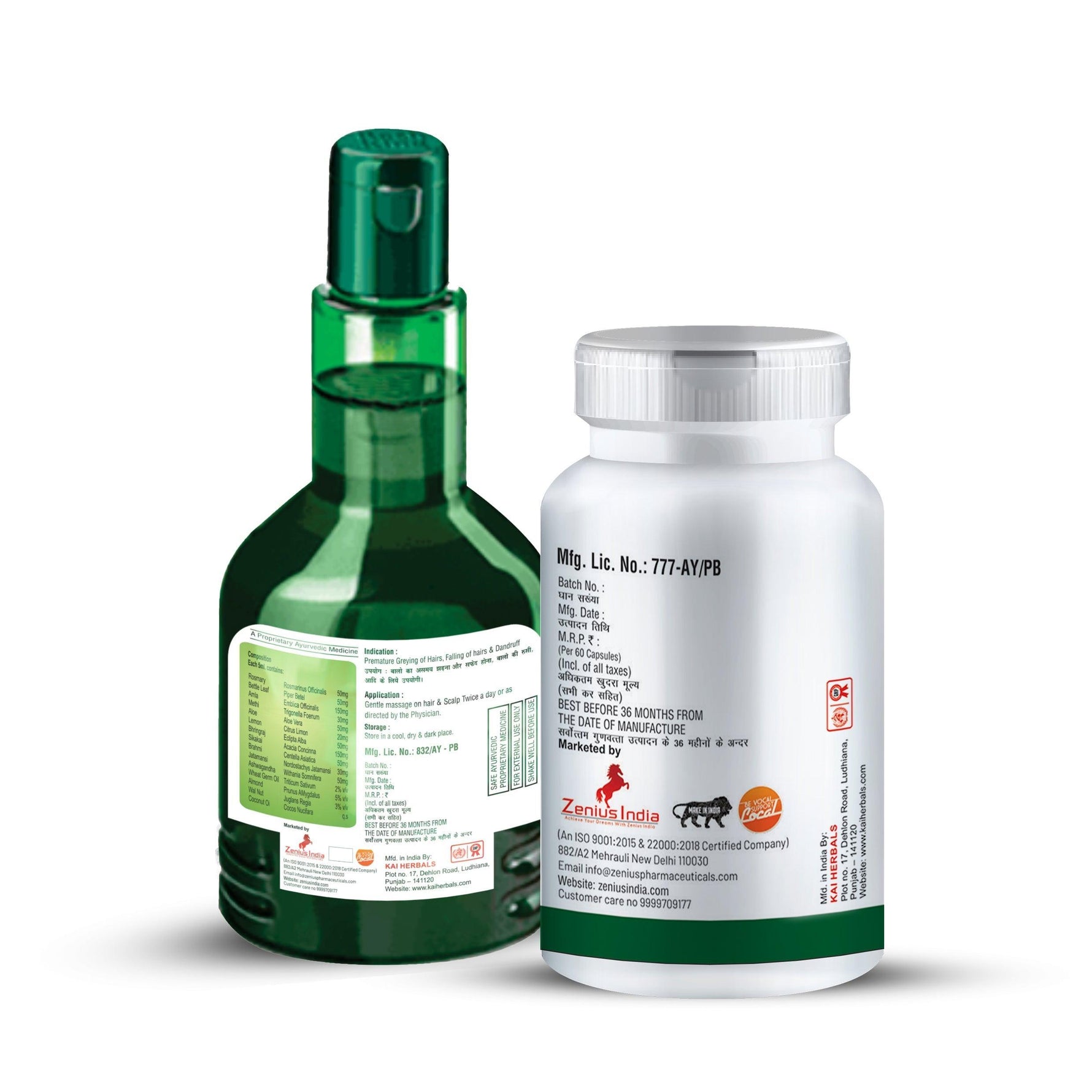 Zenius Hair O Care Kit for Great Hair Growth Treatment