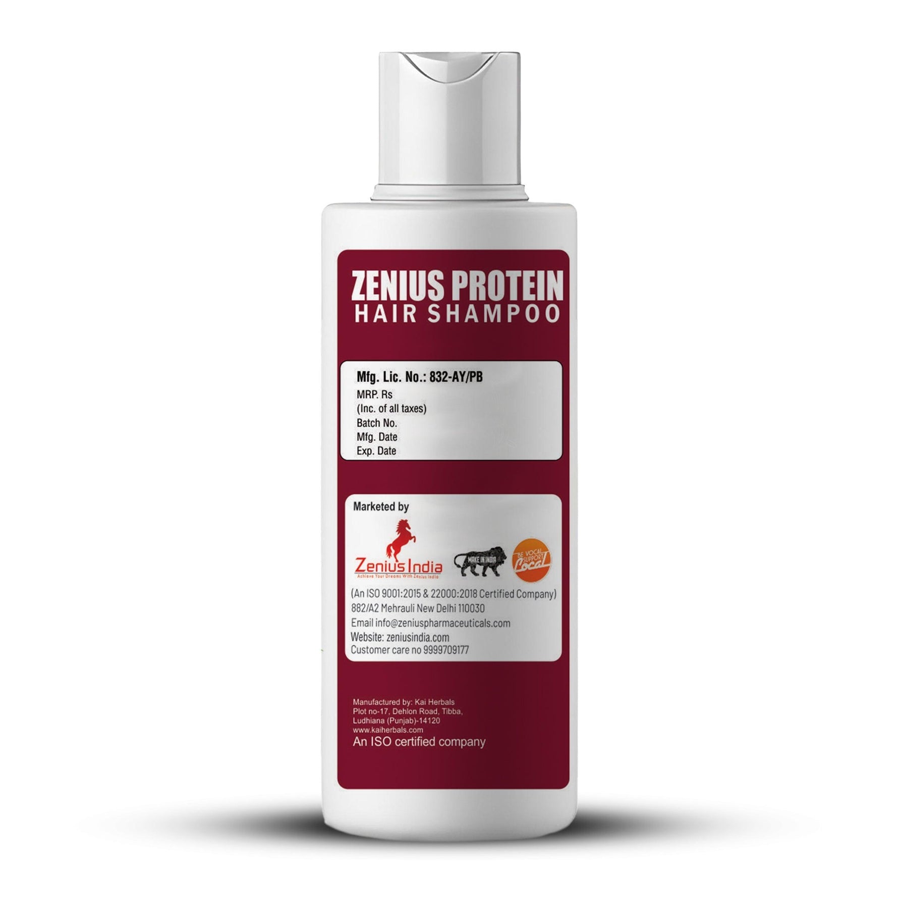Zenius Protein Hair Shampoo for beneficial in hair growth