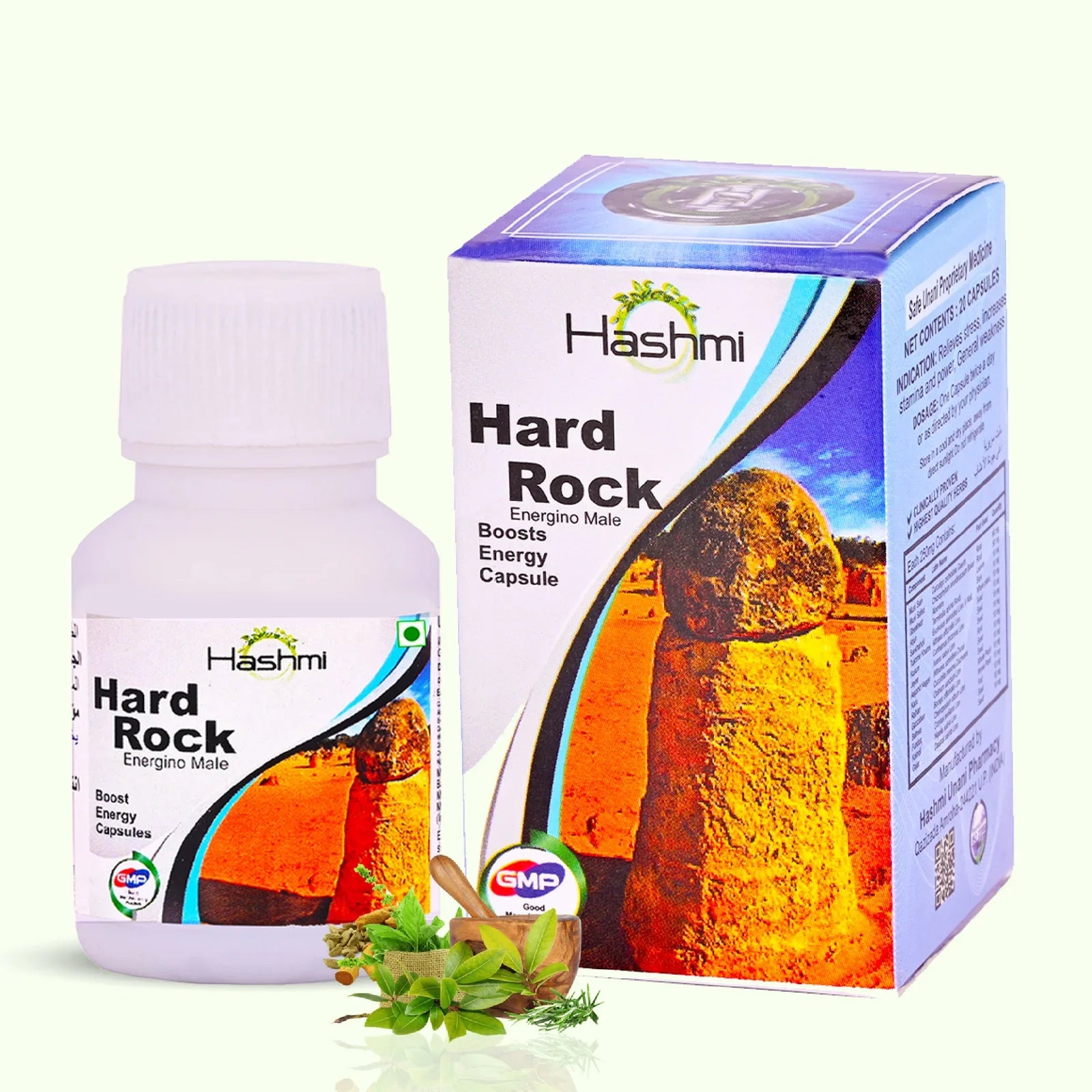 Hashmi Hard Rock Capsules - Masculine Resilience & Systemic Endurance Support (20 Capsules)