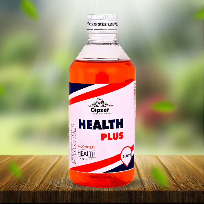 Cipzer Health Plus Syrup - 500ml | Benefits For Immunity And Overall Health For Male And Women