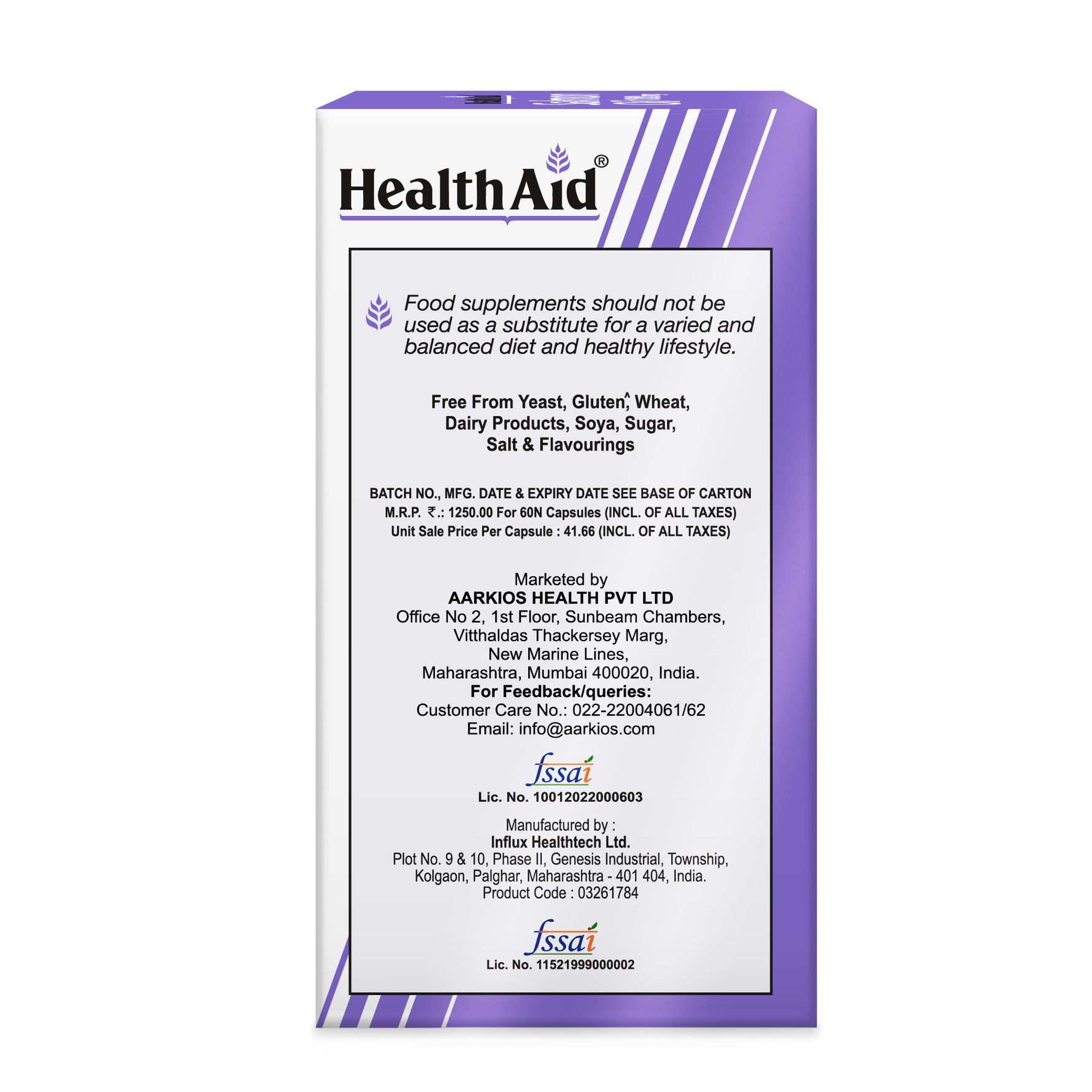 HealthAid Omega 3 Fish Oil with EPA, DHA and Vitamin E – 30 Softgels Capsules