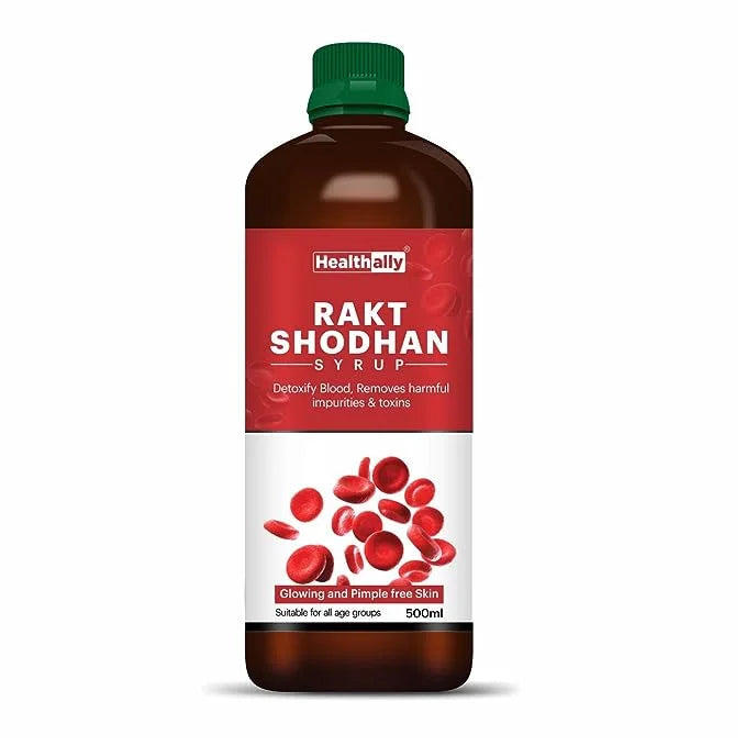 Healthally Ayurvedic Rakt Shodhan Syrup | Blood Purifier Syrup for Men & Women