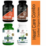 DR. JPG ORGANIC Arjuna, Cinnamon, Aloe Vera & Giloy Capsules For Heart Care 240 veg. Capsules (60 Cap. In Each Bottle) INDIA Organic Certified.