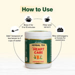 Arogyam Herbal Tea Heart Care – Caffeine-Free Herbal Tea for Heart & Cardiovascular Wellness Support