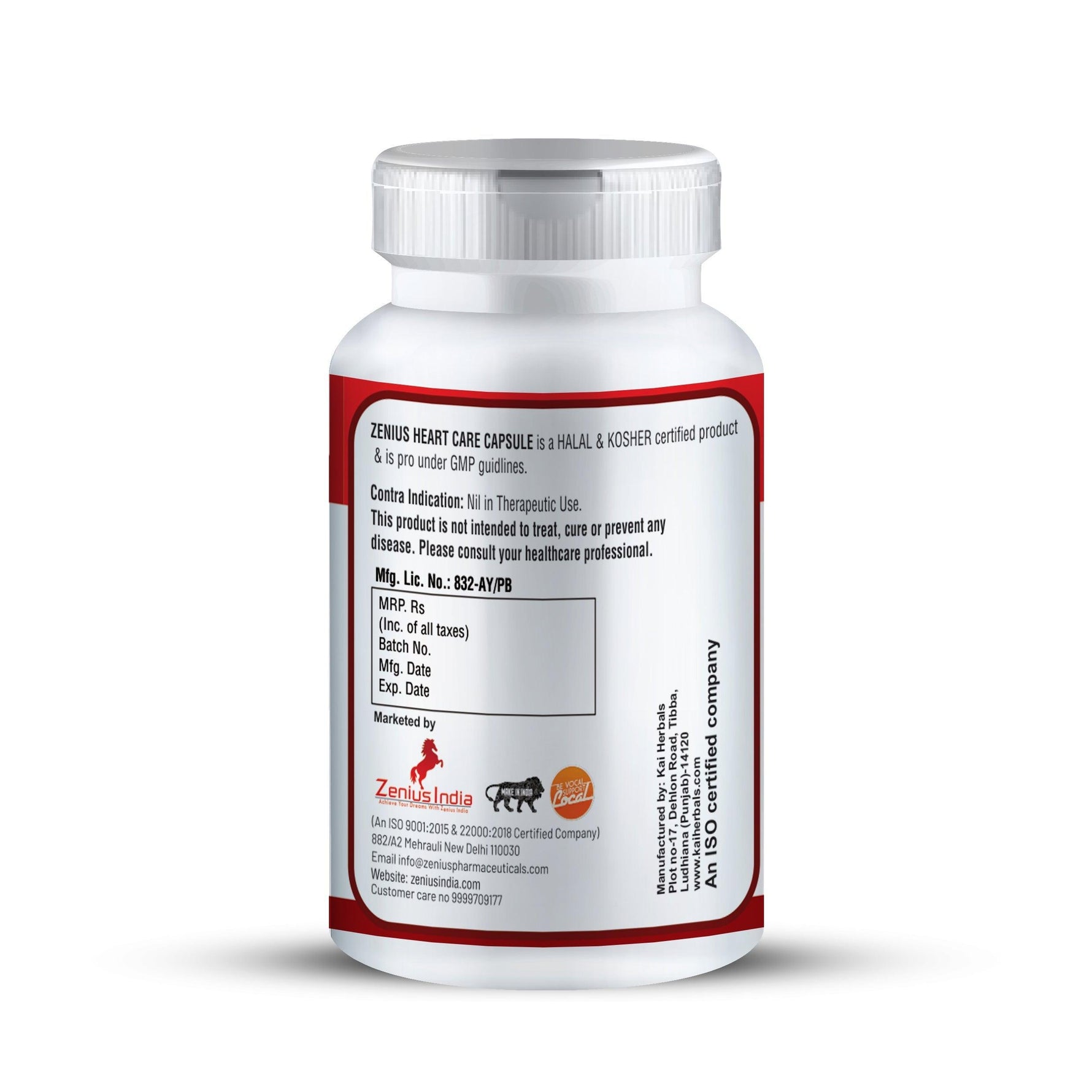 Zenius Heart Care Capsule - 60 Capsules